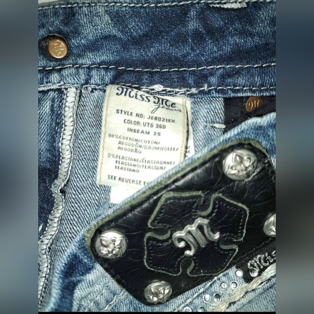 Miss Me Jeans Size 29 X 35 Easy Boot - Like New!! - Picture 8 of 9